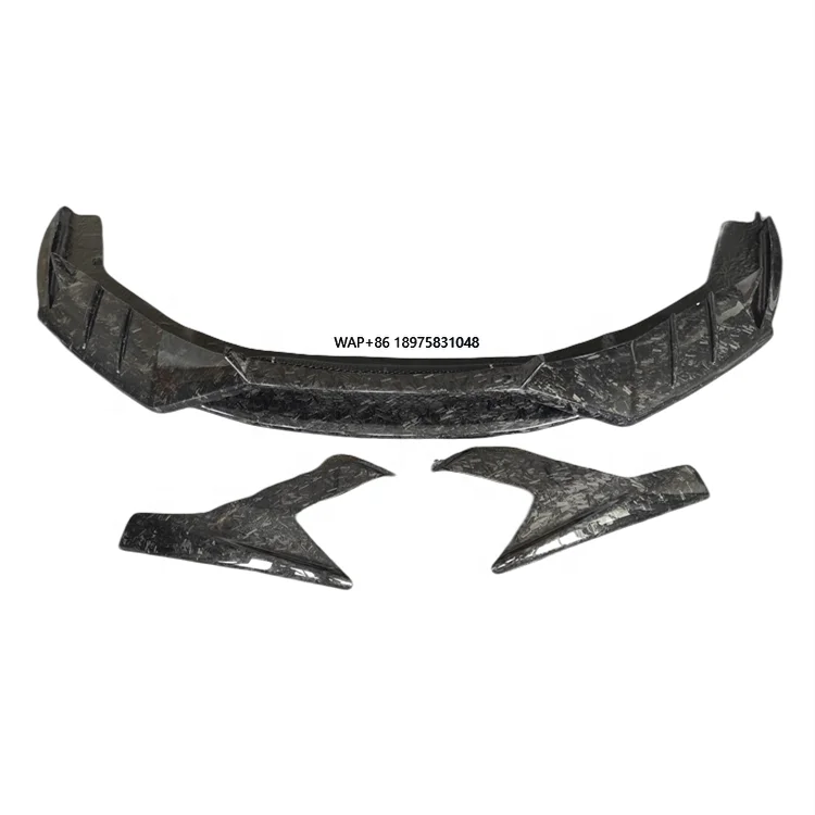 

Forged Carbon Front Bumper Lip M-style Automotive Parts Body Kit for P580 LP610 EVO