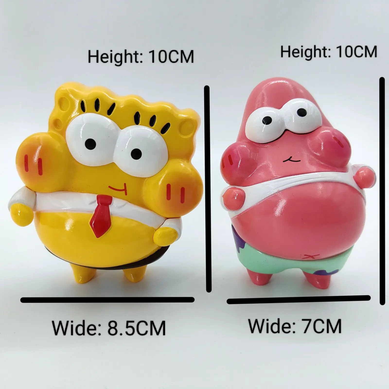 NEW In Stock  SpongeBob  Action Figures Anime Figure Model Collecile Action Toys Gifts Cute for Children