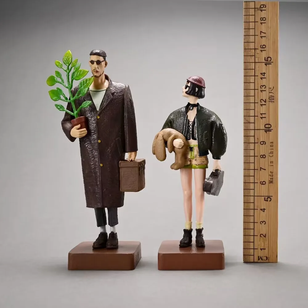 Leon: The Professional 2pcs/set PVC Action Figures Toy Model Toys 14-16cm