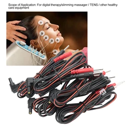 10Pcs Standard Pin Electrode Lead Wires TENS Conductive Standard Pin Ems Massage Electrode Pad Digital Tens Machine Health Care