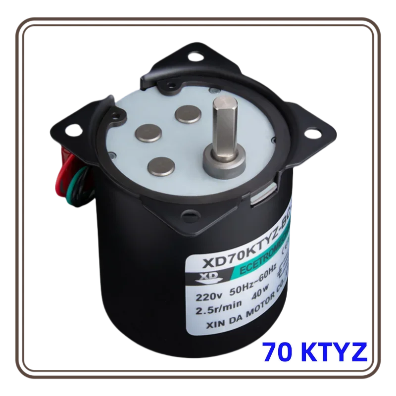 220V AC gear motor permanent magnet synchronous motor 40W micro slow speed reverse rotation motor