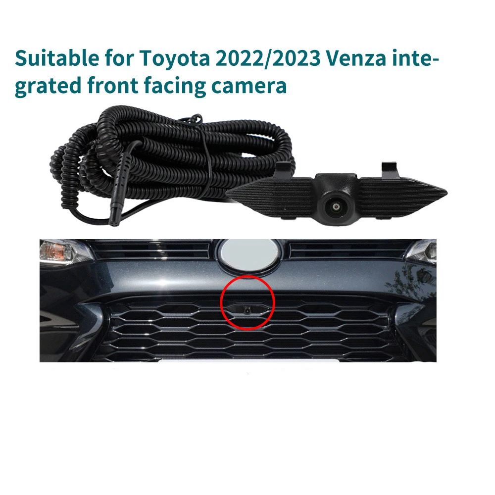 

AHD 1080P 150° Fisheye Vehicle Front View Camera for Toyota 2022/2023 Veranda Night Vision Waterproof Parking Monitor
