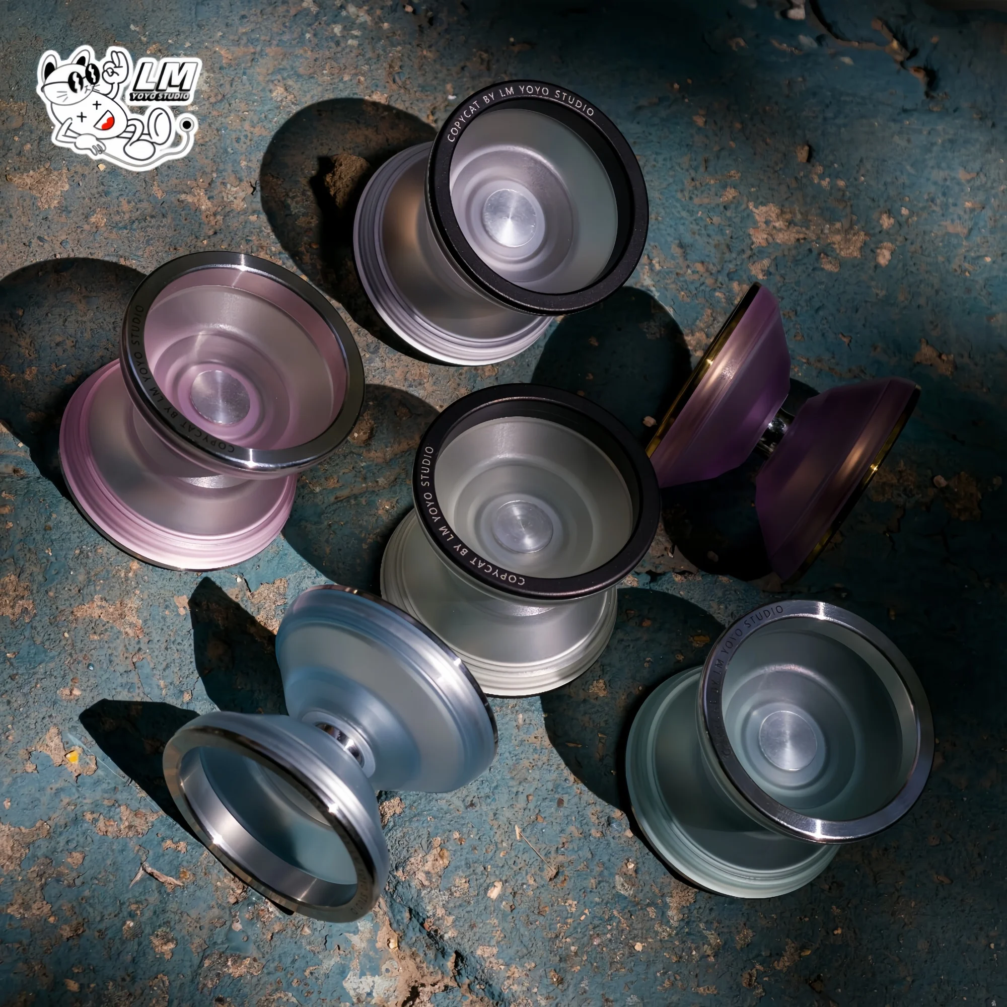 

LM Yoyo Studio Copycat Plastic with Stainless Steel Ring Professional Yoyo
