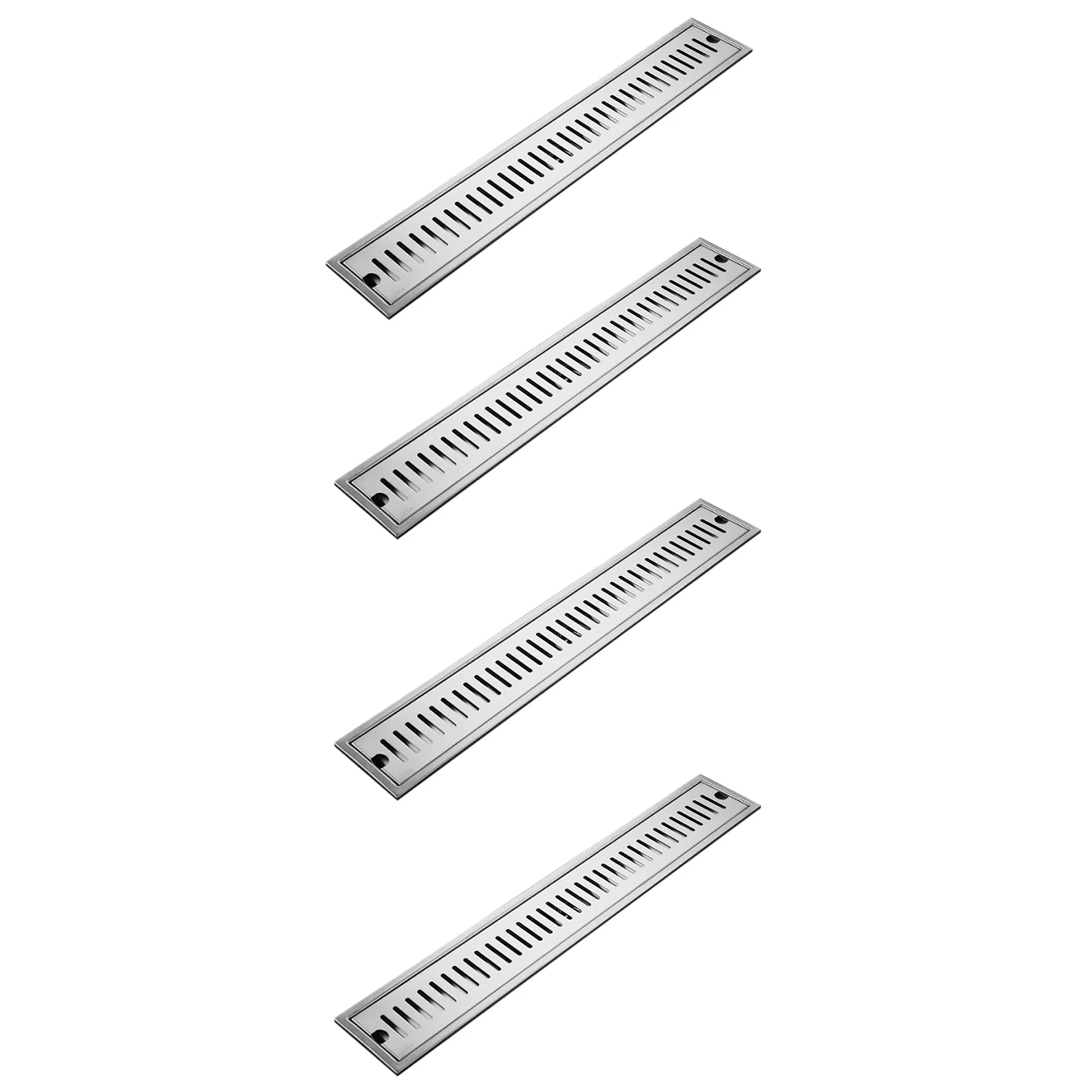 AFOURT-4X Rechteckiger Linearer Duschbodenablauf Langer Linearer Entwässerungskanal für Hotel-Badezimmer Küchenboden 20cm – Detail 5
