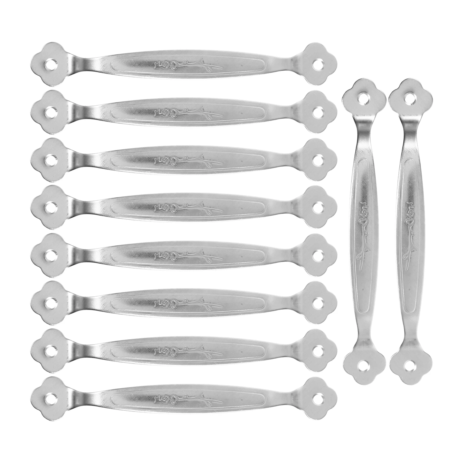 

10pcs Cabinet Pulls Stainless Steel Drawer Handles Modern Replacement For Bathroom Kitchen Wardrobe Dresser Furniture