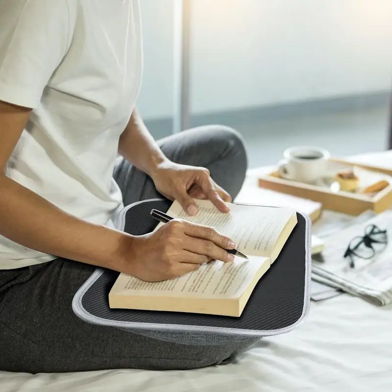 Laptop Lap Desk With Soft Pillow Cushion Laptops Portable Pad Computer Lapdesk Large Holding For Bed Desks For Work And Game