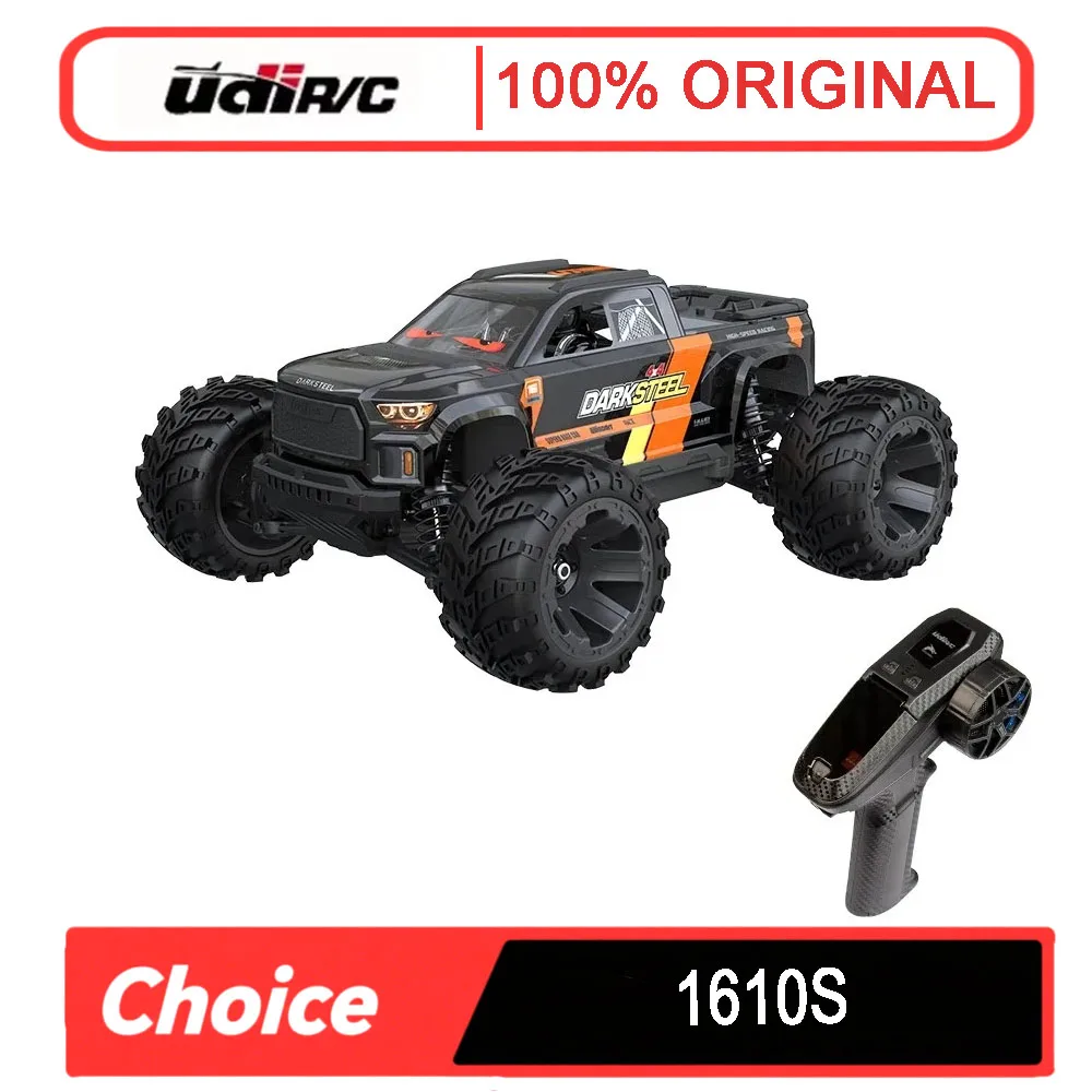 

UdiRC 1610S 1/16 4WD Бесщеточный радиоуправляемый внедорожник — скалолазание с большими шинами, беспроводной пульт дистанционного управления 2,4G