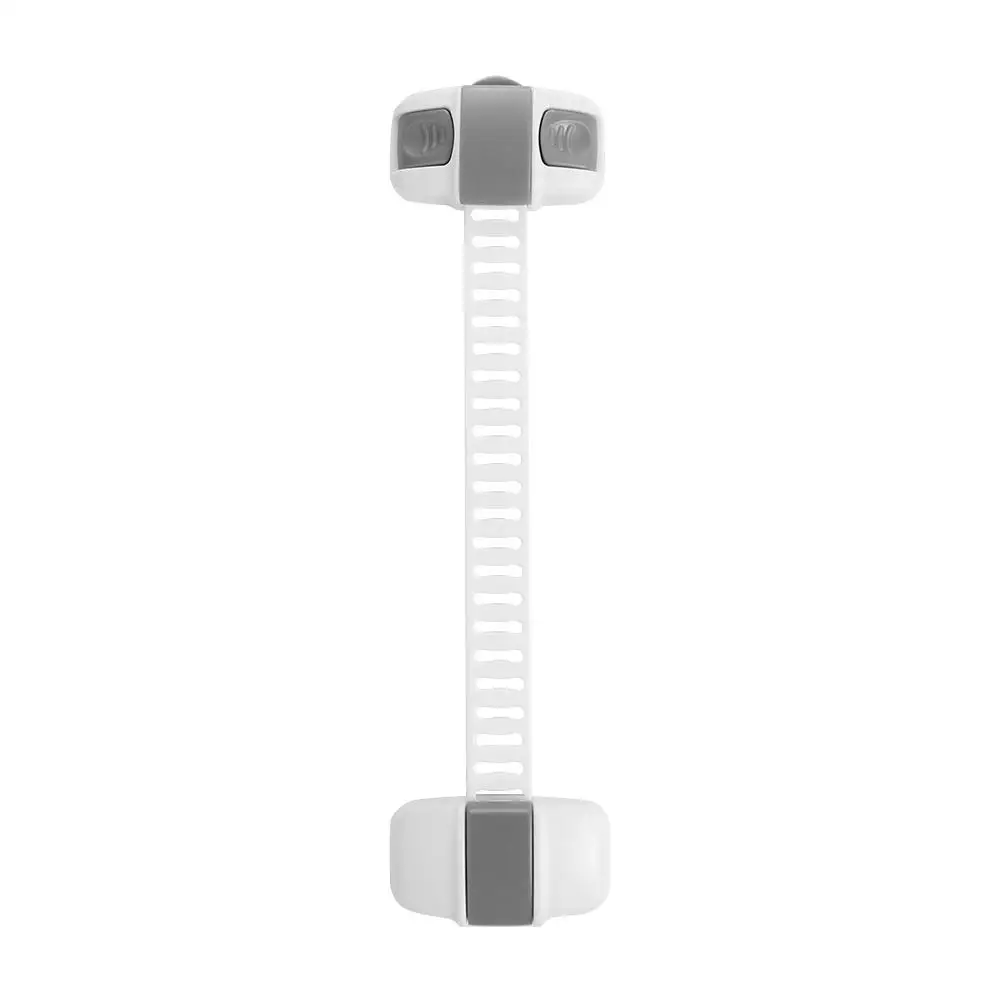 Plastic Child Safety Lock 20cm Anti-Clamp Drawer Locks Anti-Pinch Multi-Function Refrigerator Safety Buckle Child Protection