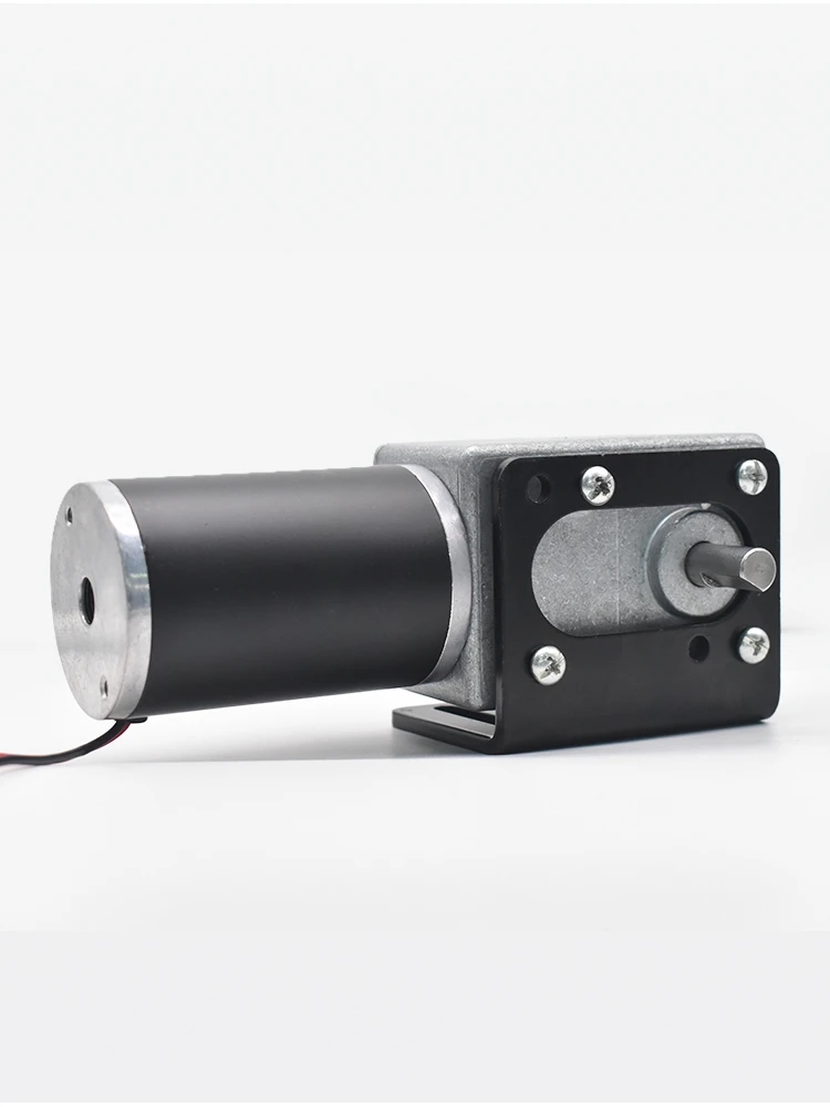 Imagem -02 - Gear Motor com Eixo Simples ou Duplo Alto Torque Controlador Pwm Reverso Reduzir a Velocidade 1.5rpm440rpm 200kg 12v 24v 588250zy dc