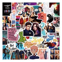 55pcs Keeper of The Lost Cities Graffiti Stickers Decals Suitcase Laptop Computer Guitar Decoration DIY Kids Classics Toy