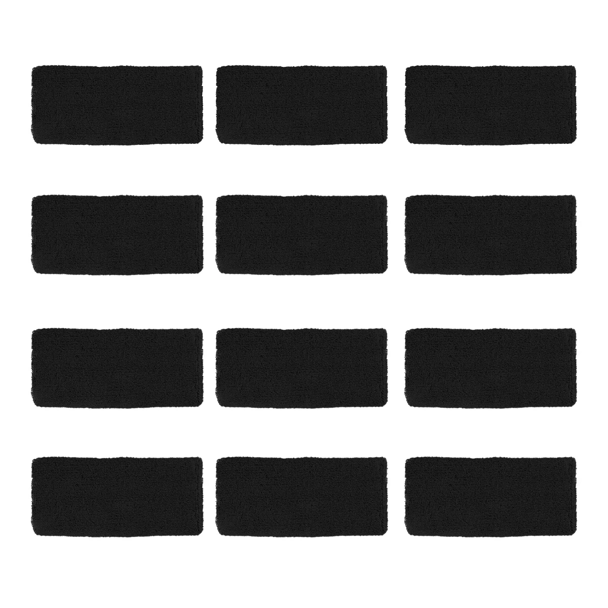 

12pcs Durable Nylon Comfortable Long Term Sports Fitness Athletic Guards Protective Wristband Elastic Support
