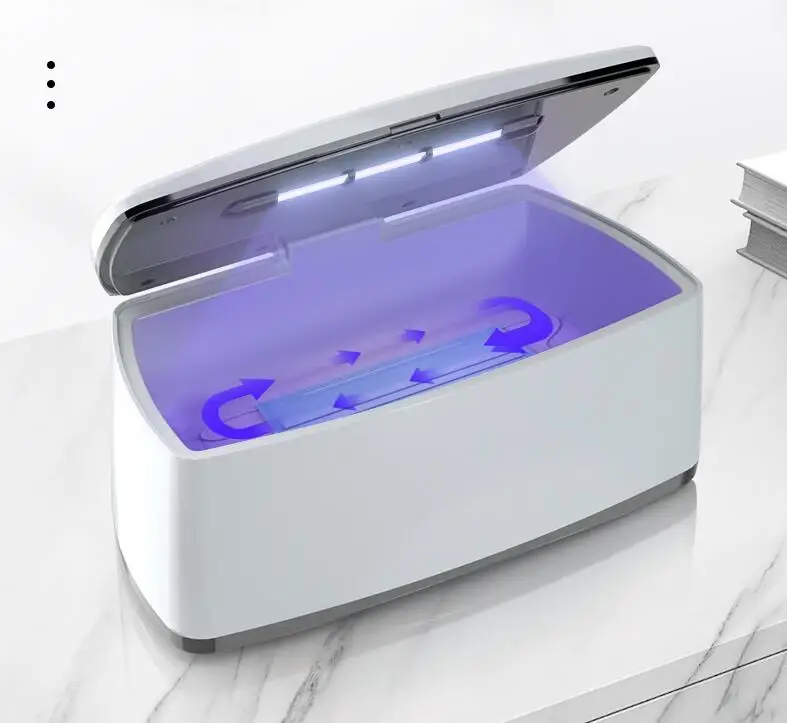 Multifunctional UV Mobile Phone Mask Disinfection Box Cosmetic Tool Sterilization Machine Ozone UV Sanitizer Box Sterilizing Box