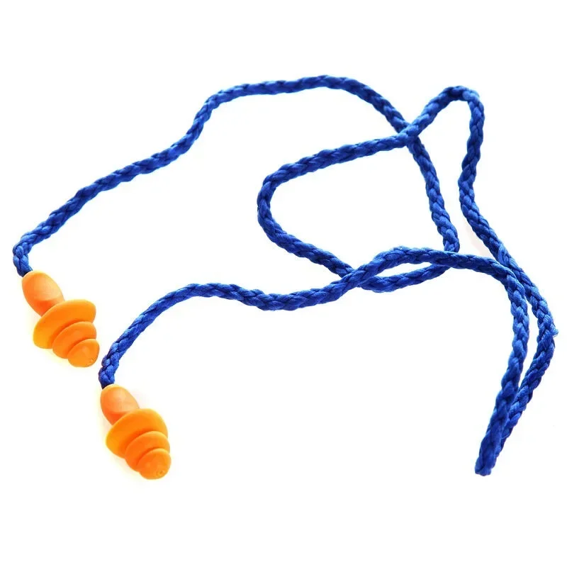 

Individually Wrapped Reusable Noise Hearing Protection Ear Plugs 10 Pairs Soft Silicone Corded Ear Protector Earmuffs
