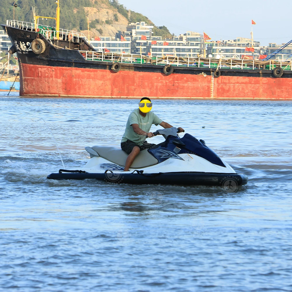 Remote Control Electric Motorized Inflatable Jet Ski Boat Water Floating Motor Boat with Electric Underwater Scooter