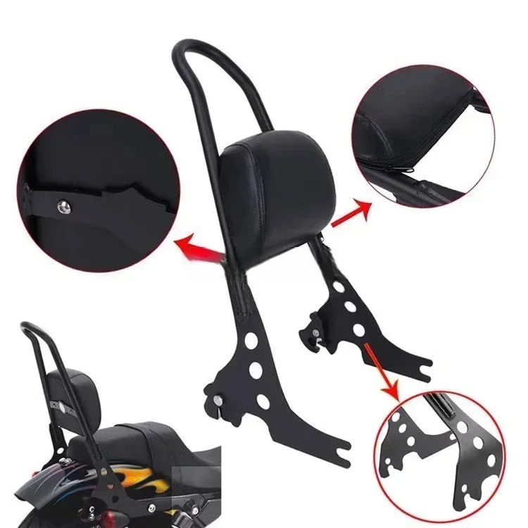

Upgrade Suitable For Harley XL883 1200 X48 Modified Quick Removal Rear Backrest Passenger Backrest Rear Tail Frame