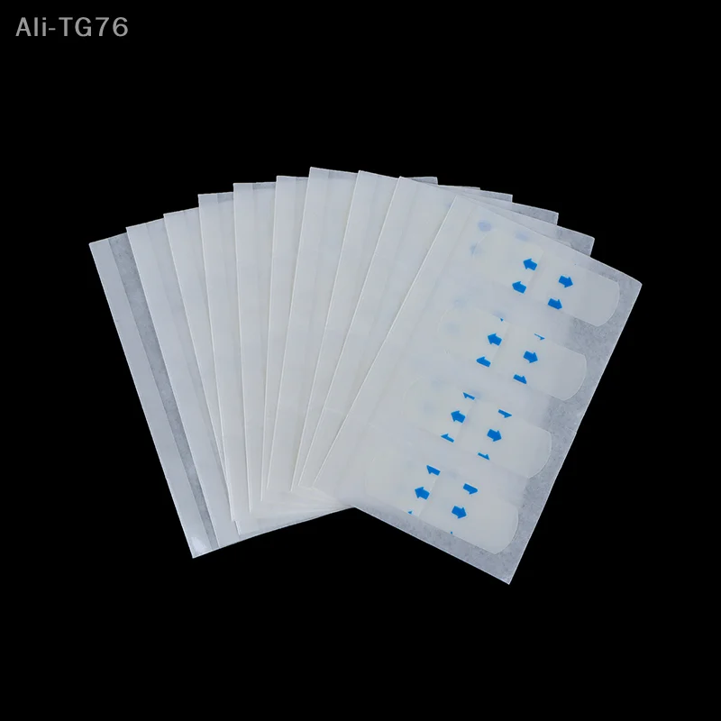 40pcs Invisible V-Shaped Face Lift Tapes Wrinkle Removal Anti-Aging Patches Neck Forehead Lifting Stickers Facial Slimming Masks