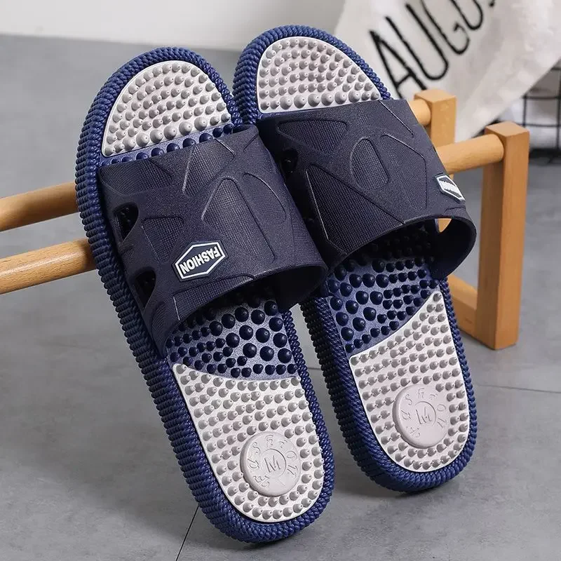 Ultimate Foot Therapy: Simple Massaging Men's Slippers
