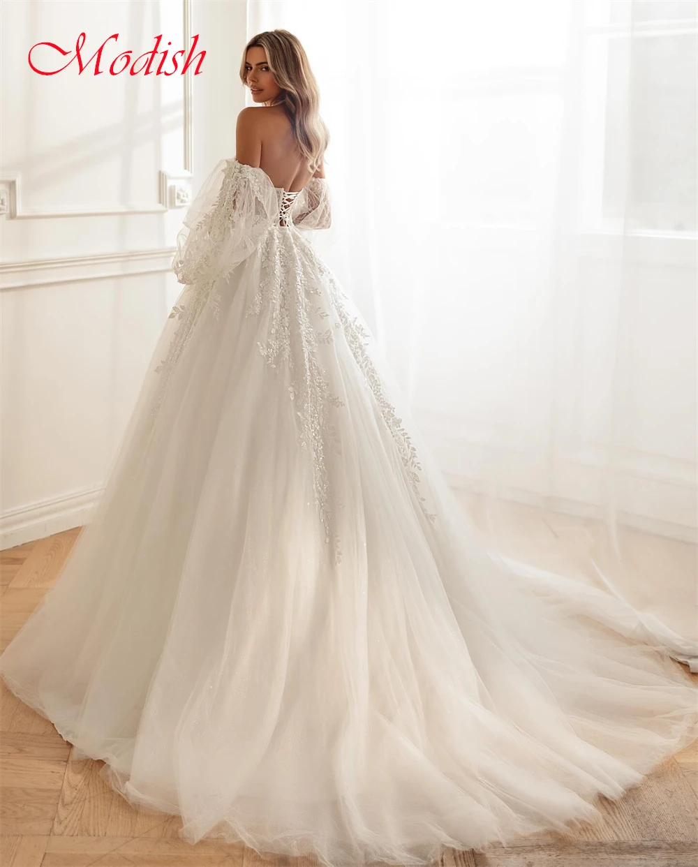 Personalizado macio branco organza vestido de casamento formal querida sem mangas vestidos de noiva boho a linha tribunal trem novia