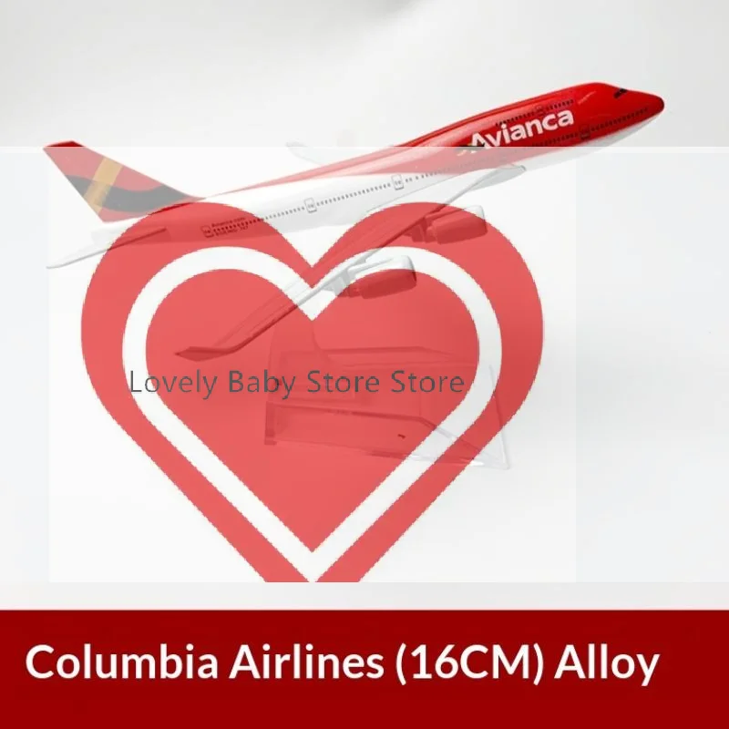 

【BS】1 набор игрушечных авиамоделей B747, 16 см, из сплава, для коллекции друзей, для демонстрации, детский подарок