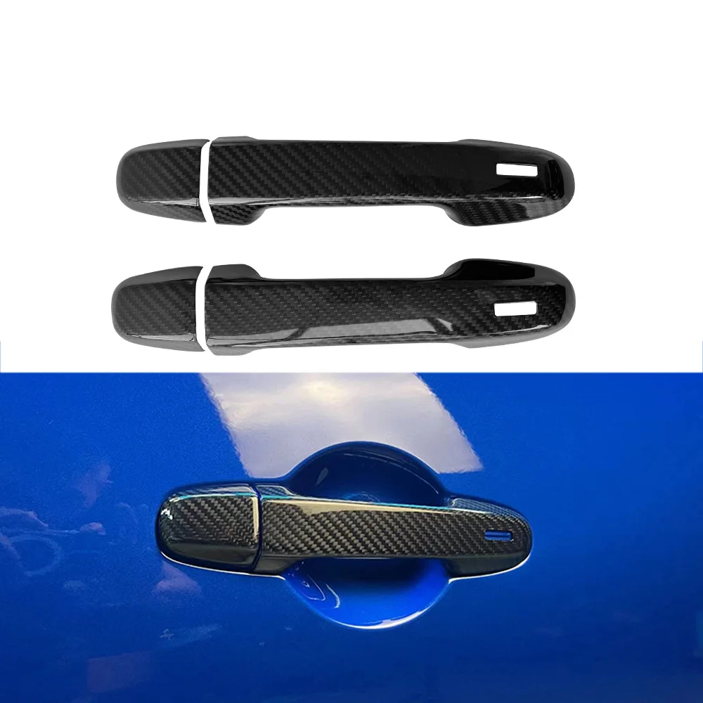 

4pcs Real Dry Carbon Fiber Door Handle Cover for Subaru BRZ For Toyota GR86 2022up