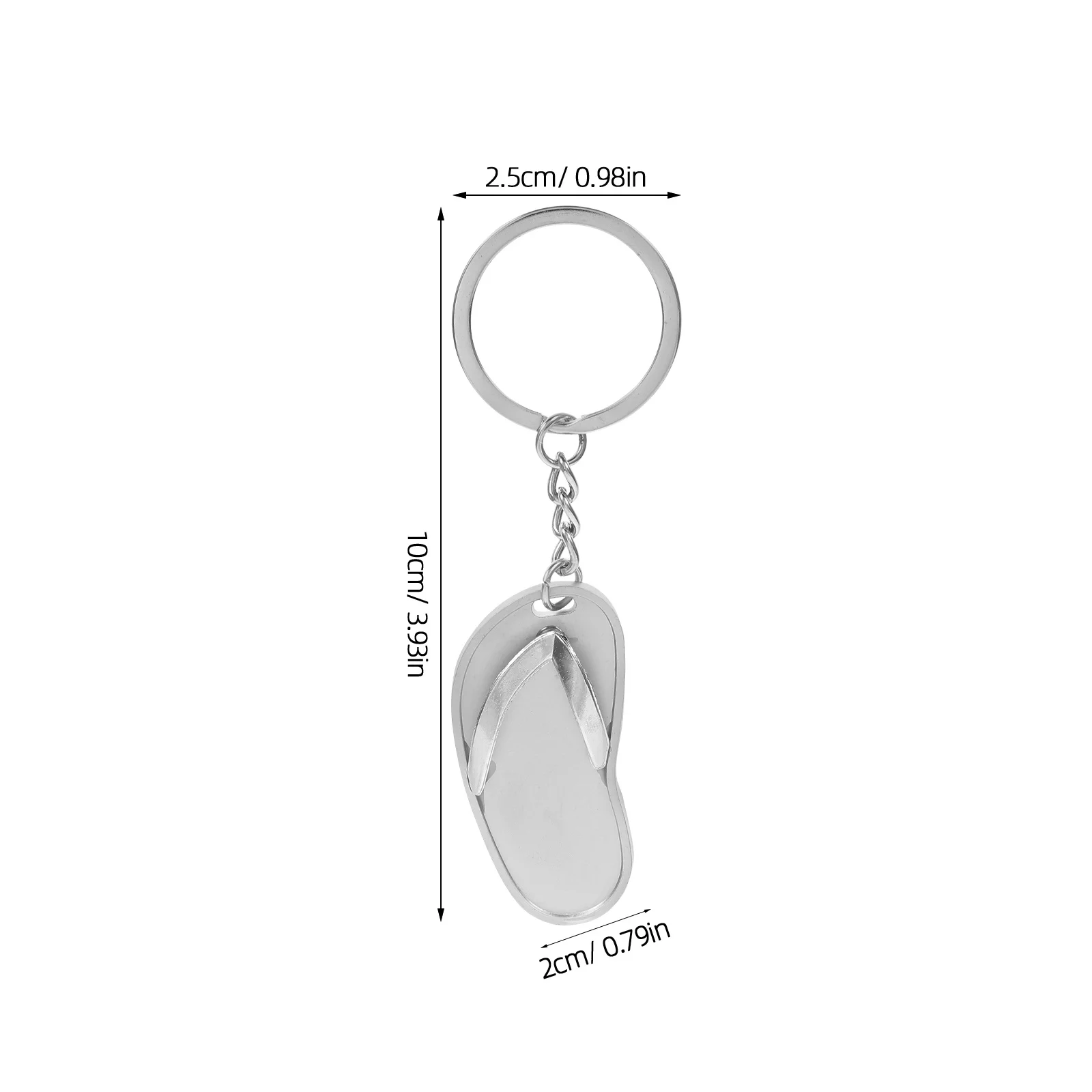 2 قطعة سلسلة المفاتيح النعال الصيف قلادة حقيبة متينة حلية لمفاتيح السيارة حلقة رئيسية الزخرفية معلقة إكسسوارات ساحرة