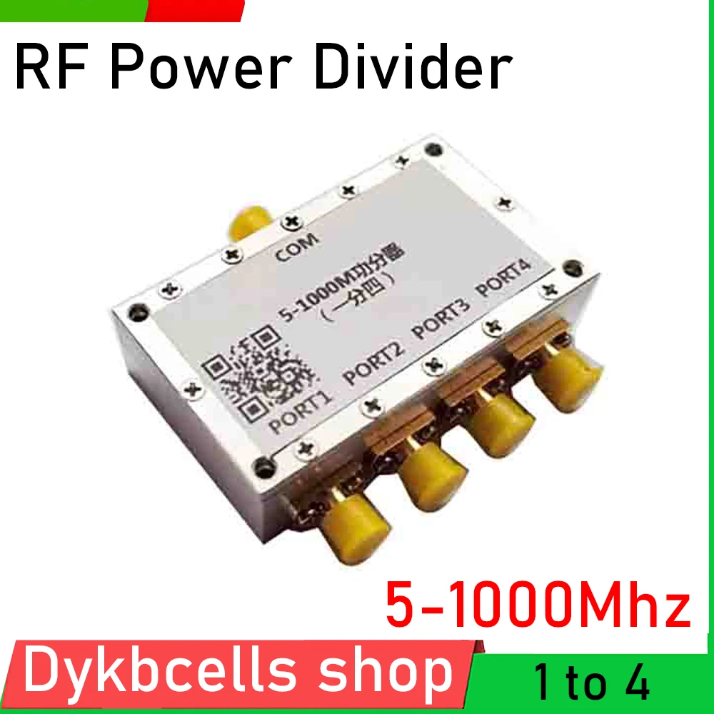 5-1000Mhz dzielnik mocy RF rozdzielacz mocy 1-4 dzielnik mocy kombinator UHF VHF 433M nadajnik szynka wzmacniacz radiowy