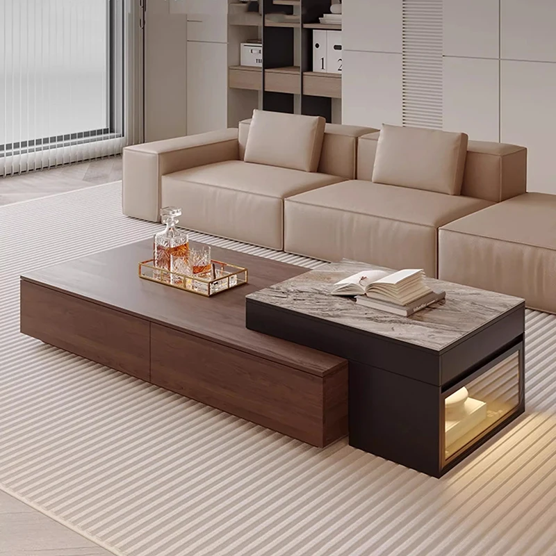 

Multifunction Adjustable Coffee Tables Lift Top Unique Classic Trendy Coffee Table Storage Rustic Table Basse Salon Furniture