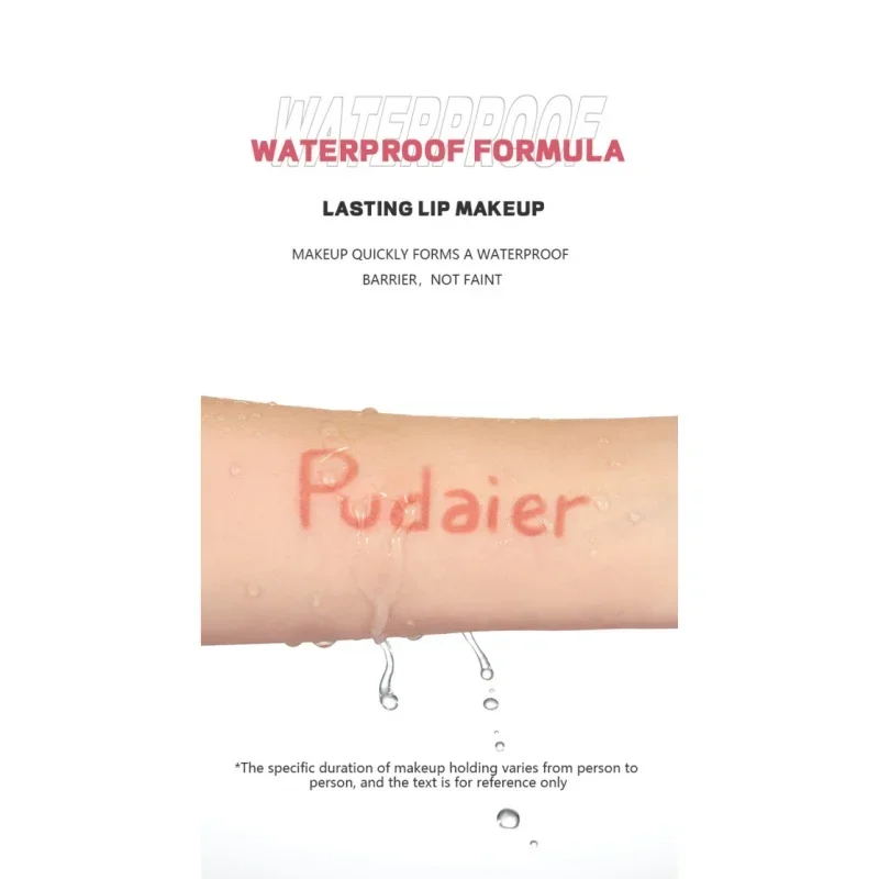 Matita per labbra opaca liscia come la seta Impermeabile non debole Tazza antiaderente a lunga durata Velluto Rossetto antiaderente rosa nudo marrone