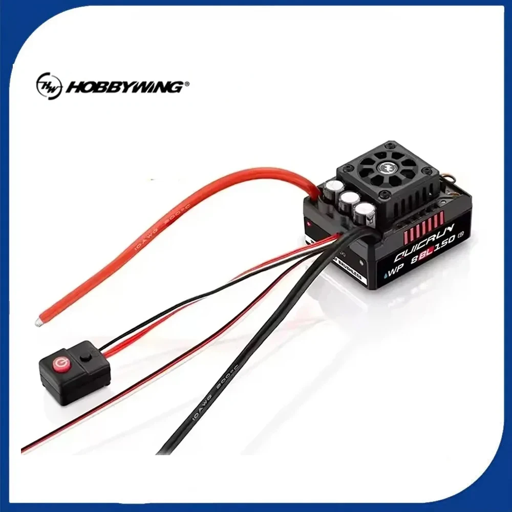 

HOBBYWING QuicRun WP 8BL150 G2 3-6S 150A Brushless ESC for 1/8 RC Model Car LCD LED ESC Program Card Buggy Accessories