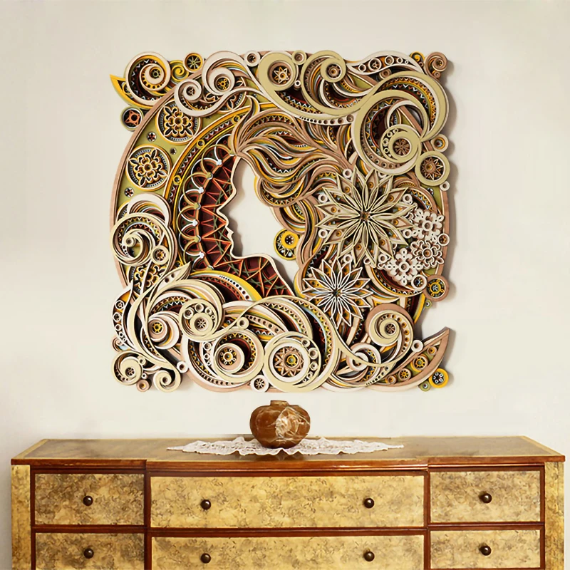 sea girl Solid wood planks