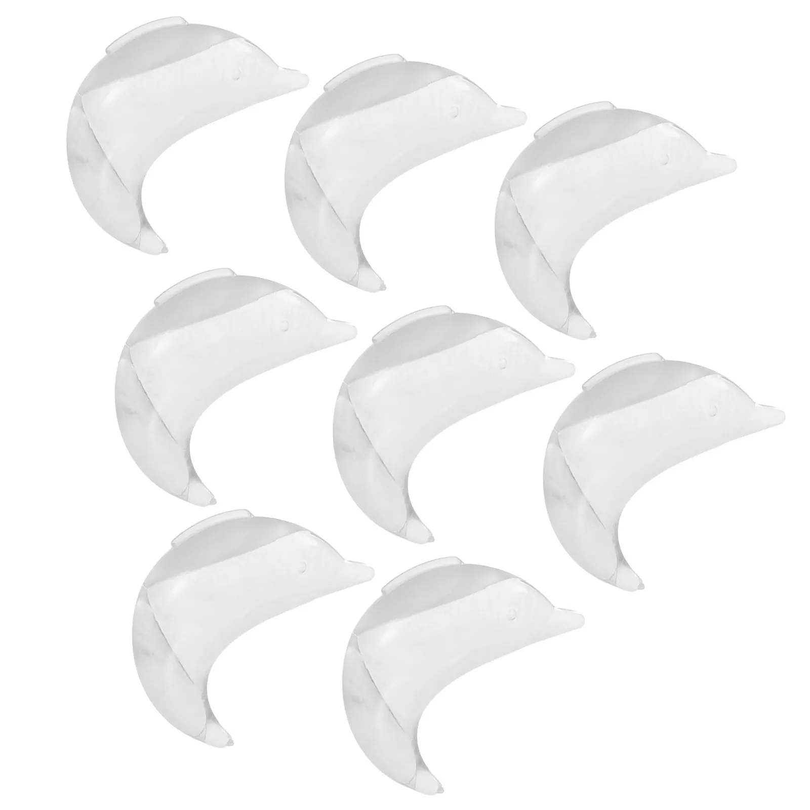 

8Pcs Anti-Collision Corner Protectors Furniture Safety Guards Easy Install Durable PVC Material Cartoon Dolphin Design