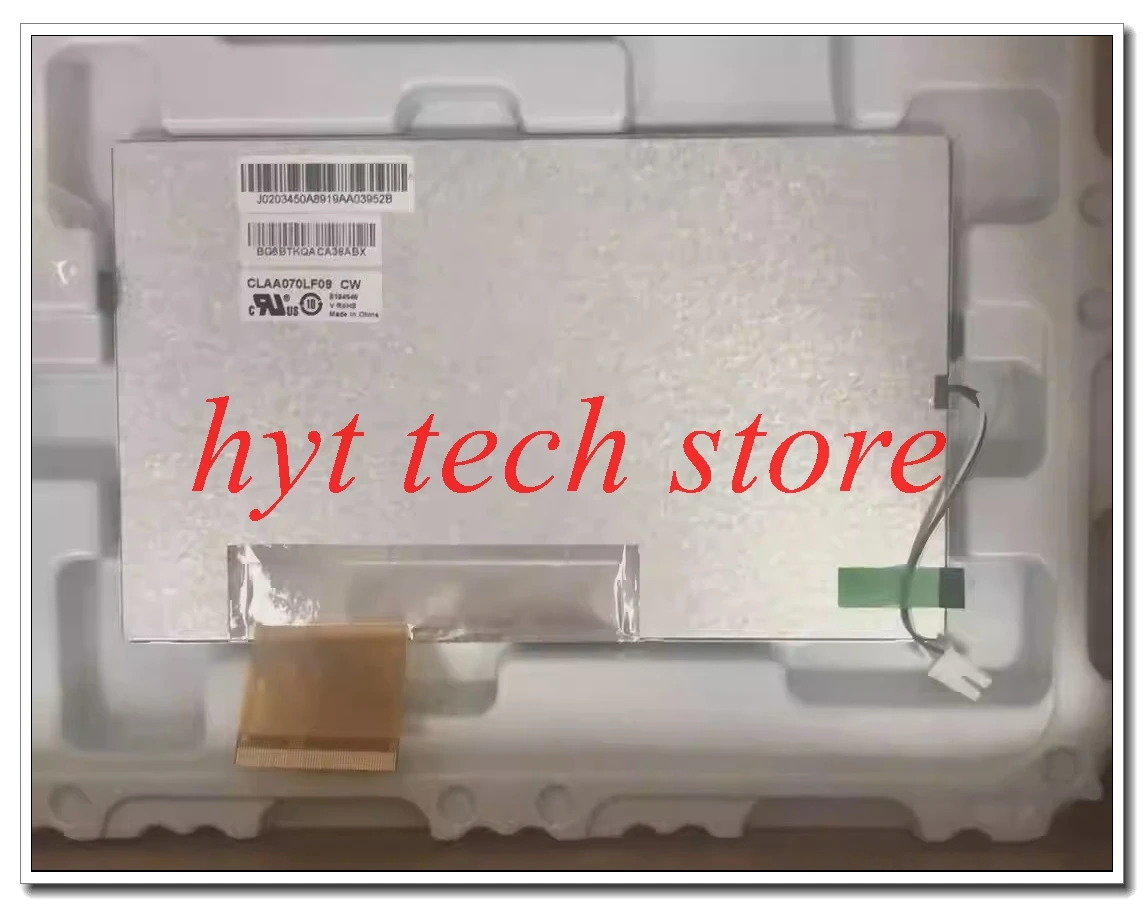 CLAA070LF09 CW 800*480  7.0 Inch Industrial LCD  new& A+ grade in stock,tested before shipping