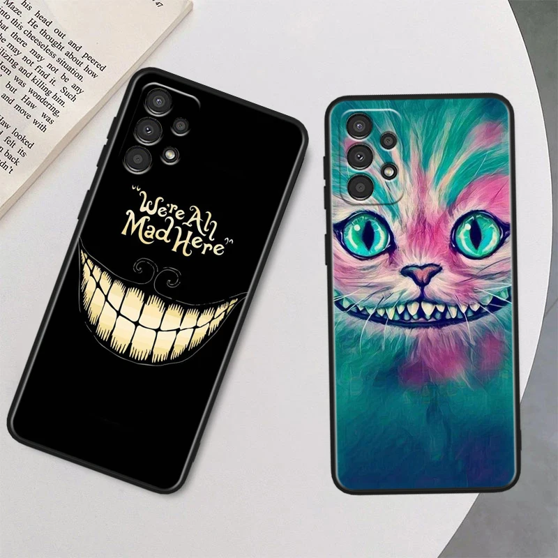 Alice In Wonderland For Samsung Galaxy A91 A81 A71 A51 A42 A31 A21S A12 A11 A04 S E A02S A01 Core Black Phone Case