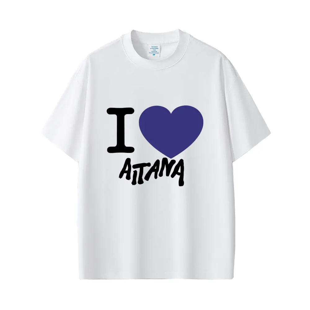 

I Love Aitana CUARTO AZUL T-shirt Men Women Fashion Pop Music Streetwear Unisex Casual Oversized T Shirts Male Vintage Tshirt