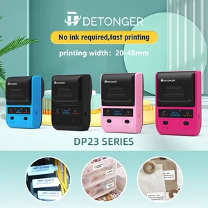DETONGER DP23S Barcode Kode QR Pakaian Perhiasan Label Harga Printer Android iOS Koneksi Bluetooth Printer PC 10 printer pc penjualan terbaik - №