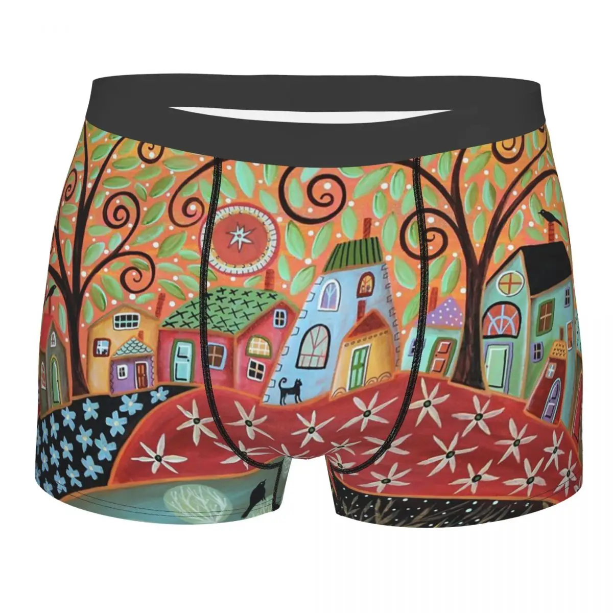 

Мужские трусы-боксеры в стиле ретро