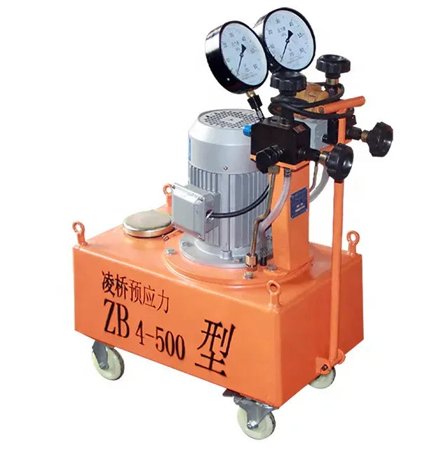 ZB2-500 electric hydraulic oil pump for prestressed engineering