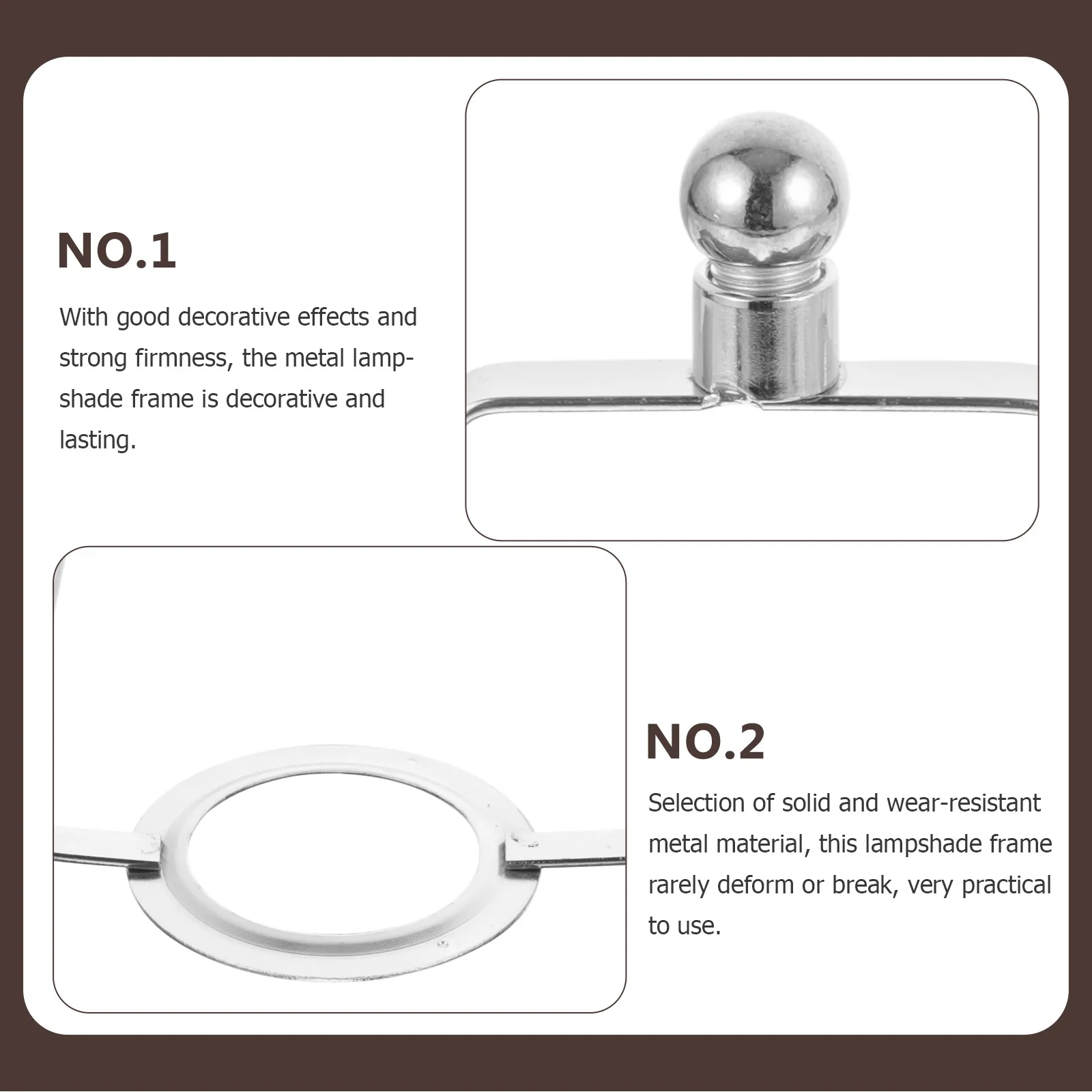 

Retro Shade Frame Metal Lamp Harp Holder Vintage Stand Bracket Durable Wear Resistant Stable Practical Lamp Parts Shades Ring