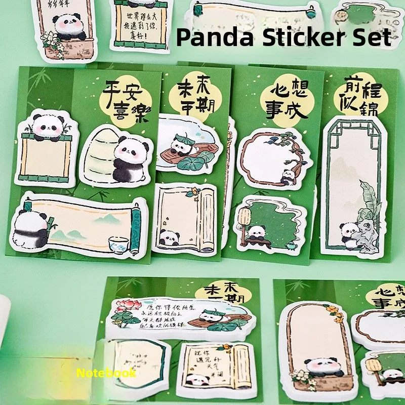 

Креативные канцелярские товары, подарочная комбинация для студентов, стикер с пандой для обучения в классе, практичные подарки, школьные принадлежности с героями мультфильмов