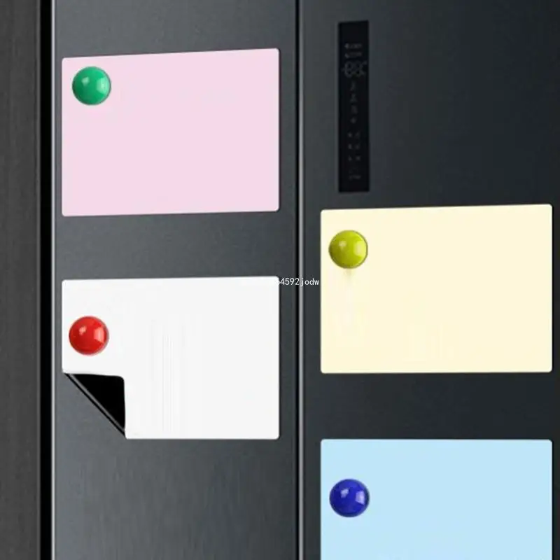 Fridge Whiteboard Film 11.7x8In 16.5x11.7In for Kitchen Grocery Plan Dropship
