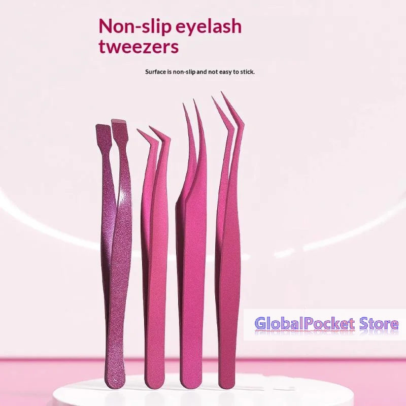 [TG823]Eyelash Tweezers Multi-color Craft Tweezers Stainless Steel Precision Tools For Cutting Nail Art Stickers And DIY SET
