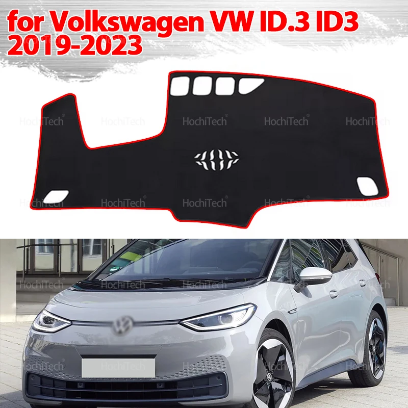 For Volkswagen VW ID.3 ID3 2019 2020 2021 2022 2023 Anti-UV Mat Dashboard Cover Pad Sunshade Dashmat Carpet Protect Accessories