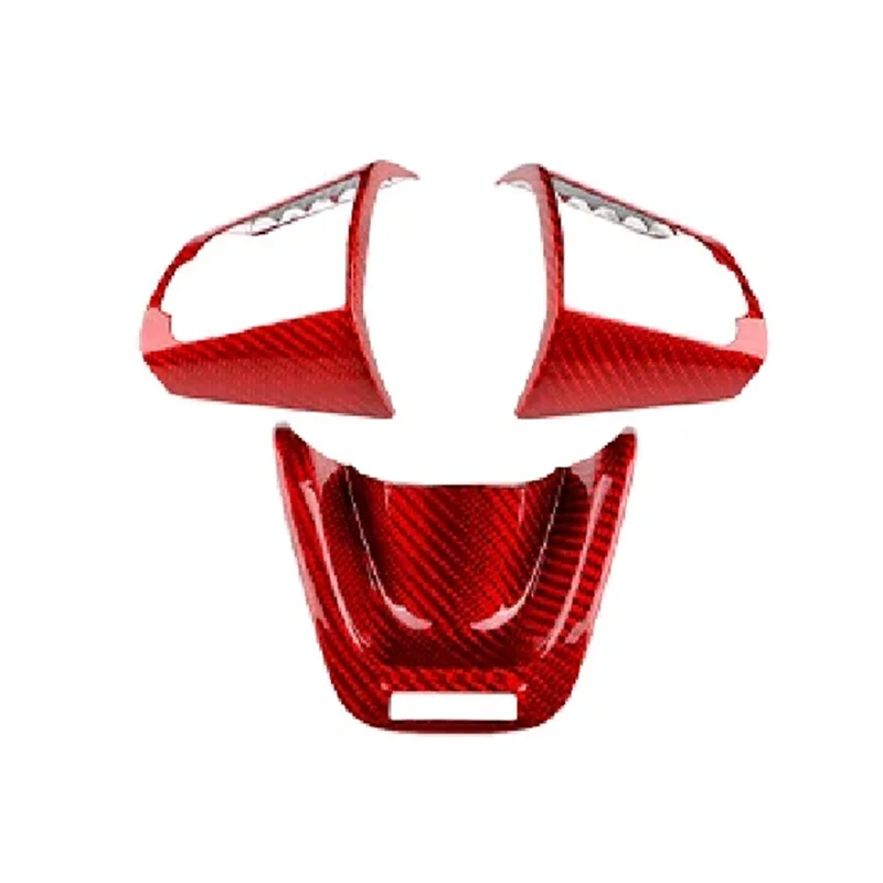 

VC-Innovative-автомобильная панель рулевого колеса из настоящего твердого углеродного волокна, аксессуары для внутренней отделки для Kia Stinger 2018-2023