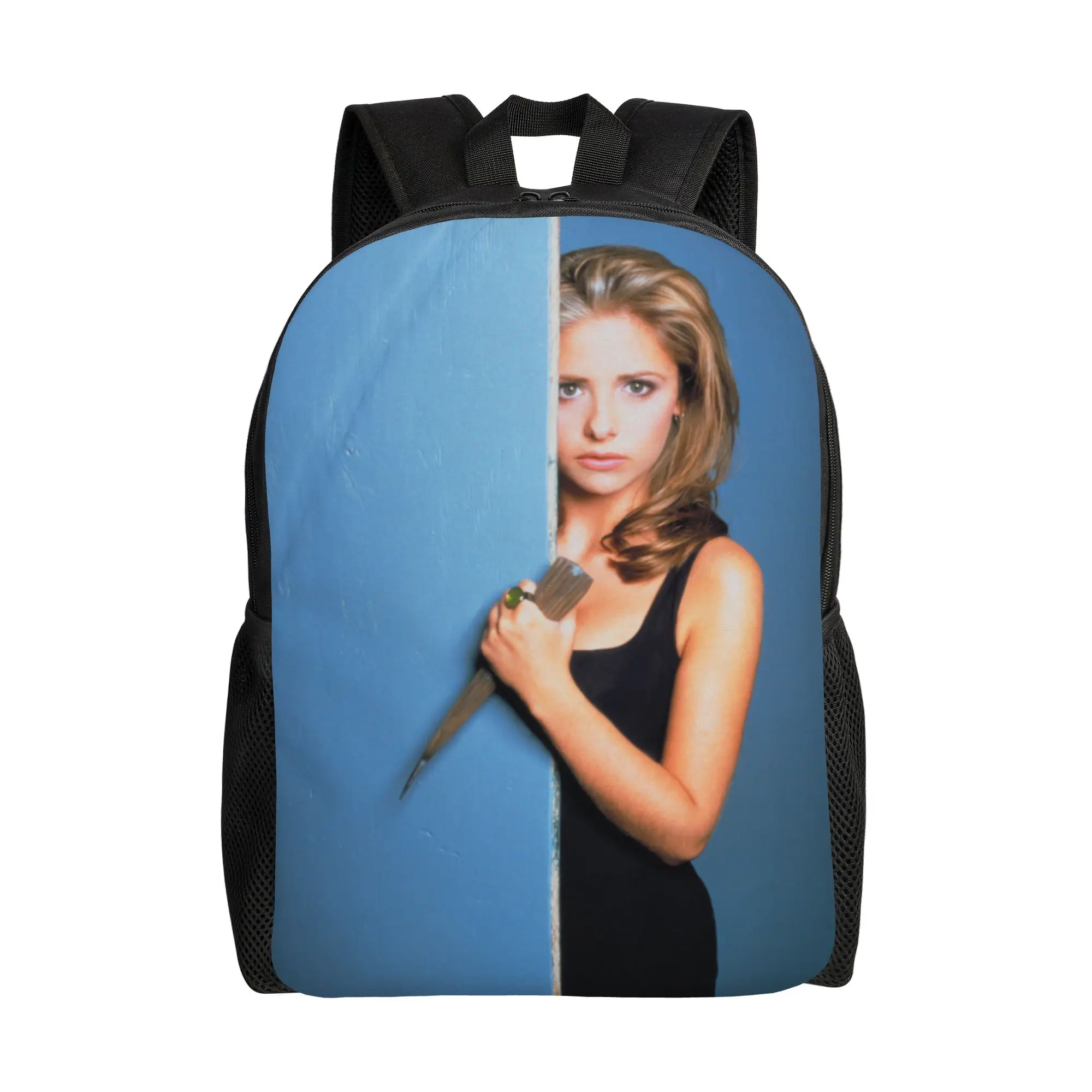 Slayer Buffy the Vampire Slayer Cool Backpack Durable High School Work  Daypack for Men Women College Canvas Bags