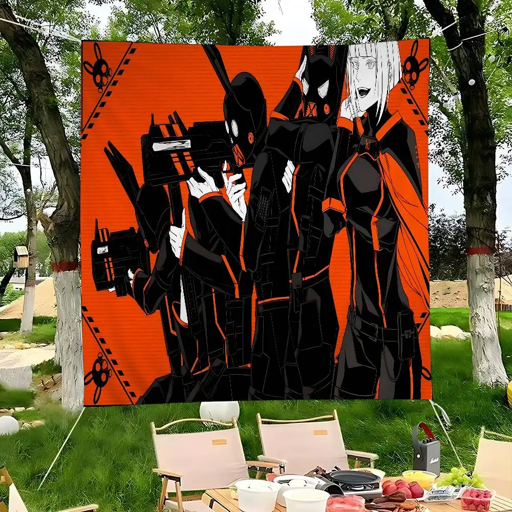 Game Lobotomy Corporation DIY Flag For Family Group Photo Living Room Home Dorm Decor Wall Art Decor Banner