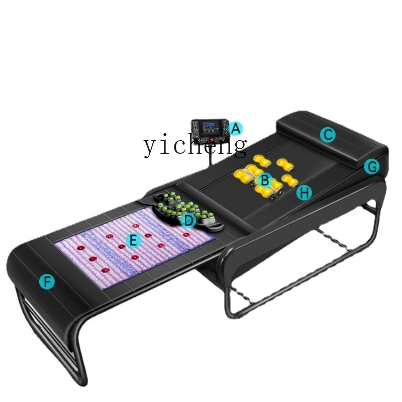 

Xl Multifunctional Warm Whole Body Electric Heating Spine Carding Warm Jade Physiotherapy Bed