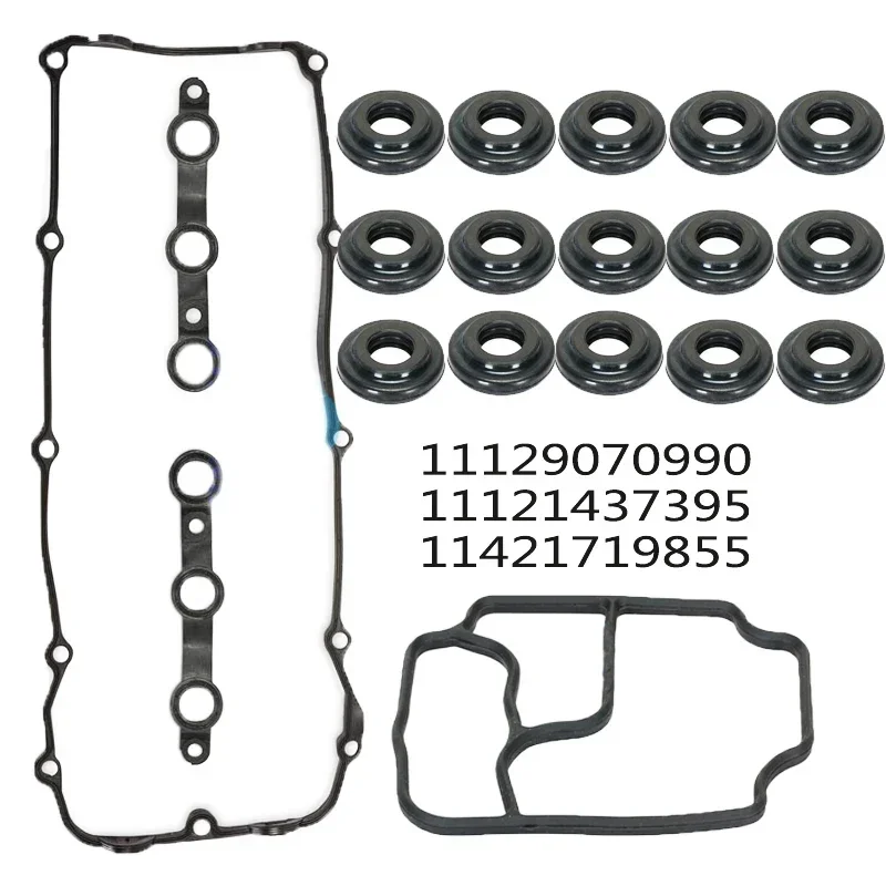 

For BMW E36 E39 E46 323ti 328i 330xi 525i Valve Cover Gasket Oil Filter Gasket 11129070990,11121437395,11421719855