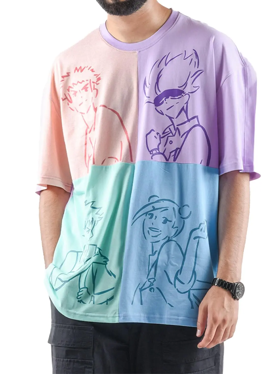 2026 Sommer Jujutsu Kaisen Retro Cosplay T-Shirt Herren 3D-Druck Jiu Jitsu Kurzarm Familien-Unisex Kinder-Sportshirt