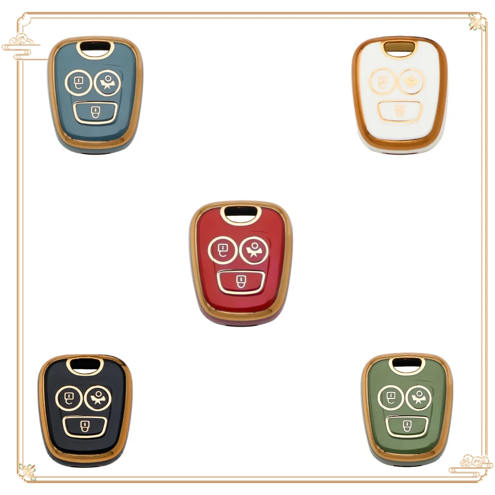 

TPU Car Key Cover Case for Peugeot 106 107 206 207 307 for Citroen C1 C2 C3 C4 XSARA PICASSO for Toyota AYGO Protector