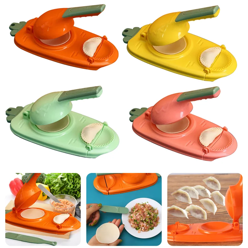 2 In 1 Manual Tortilla Maker Dough Pressing Tool Dumpling Artifact Manual Dumpling Pressing Tool Dumpling Wrapper Making Mold